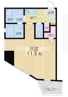 レジデンス本町【6階】の間取り