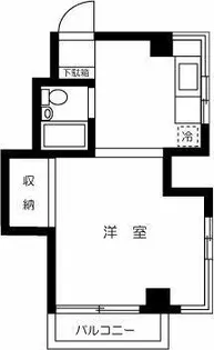 フラッツ学芸大学【3階】の間取り