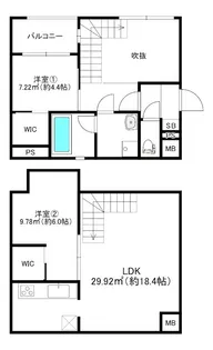 MODERN ASPIRATION 薬院Courtの間取り