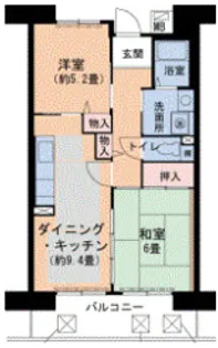 URパークタウン西武庫 16号棟【8階】の間取り