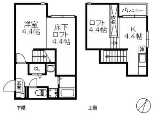 ポラリス今川の間取り