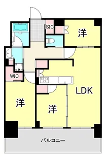 ベイシティタワーズ神戸WEST【603号室】の間取り