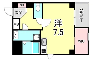 Liber西宮【3階】の間取り