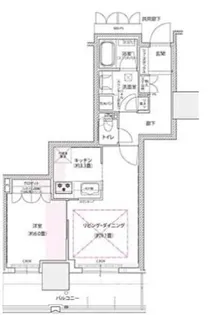ローレルタワー堺筋本町【18階】の間取り