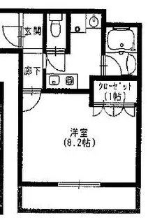 ティエスビル須磨【3階】の間取り