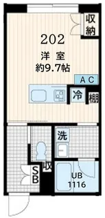 Fulla恵比寿【1階】の間取り