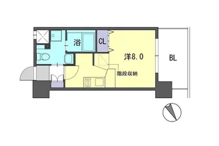 F・PARC GRANDMARK天神【7階】の間取り