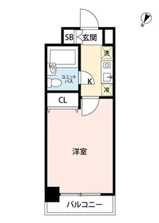 スカイコート世田谷用賀第二【5階】の間取り