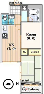 エーデルブルグ【10階】の間取り