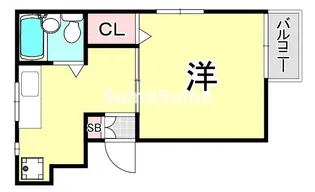 エンプレス南塚口【2階】の間取り