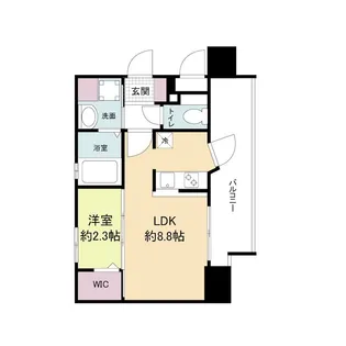 ヴィラージュ県庁前参番館【5階】の間取り