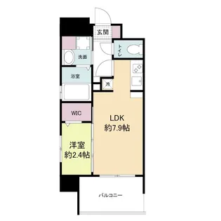 ヴィラージュ県庁前参番館【2階】の間取り