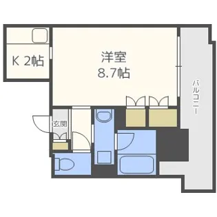 RJRプレシア吉塚駅前【14階】の間取り