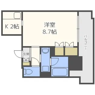 RJRプレシア吉塚駅前【14階】の間取り