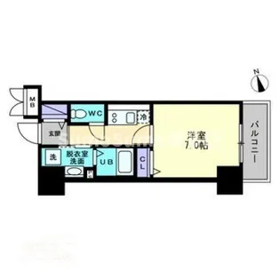 アルファレガロ大橋【11階】の間取り