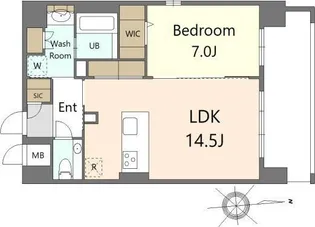S-RESIDENCE大手門awesome【9階】の間取り