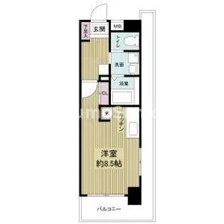 willDo浜崎通【9階】の間取り