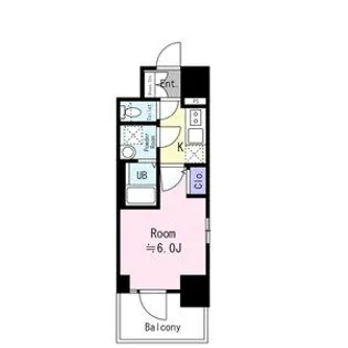 エスリード神戸兵庫駅ミッドポート【10階】の間取り
