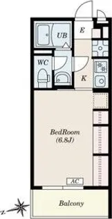 グランパシフィック東園田【2階】の間取り