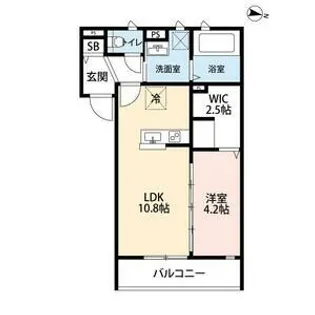 サンパーク大濠【3階】の間取り