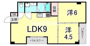 ピュアティ武庫之荘Ⅲ【1階】の間取り