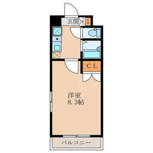 クリムゾン博多【5階】の間取り
