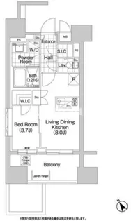エルスタンザ恵比寿【3階】の間取り