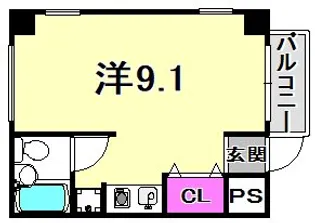 クァトルセゾン甲東園【3階】の間取り