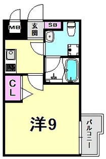 SOLCEREJEIRA西宮【4階】の間取り