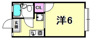 ベルエポック三番館【1階】の間取り