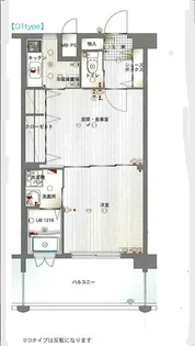 エンクレスト御供所【15階】の間取り