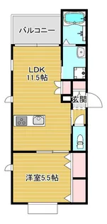 サンハイム米夢【2階】の間取り