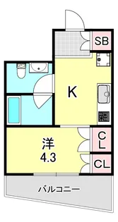 PH4【7階】の間取り