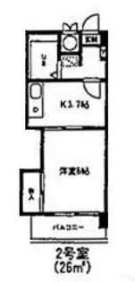 サンヴィレッジ平尾【2階】の間取り