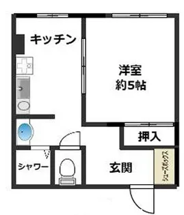 谷田ビル【4階】の間取り