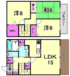 マノワール薬師の間取り