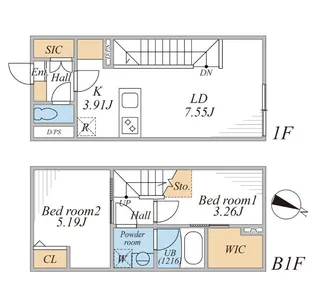 LEGALAND桜新町の間取り
