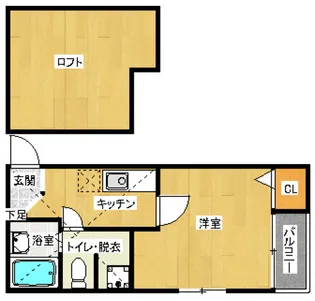 ベネフィスタウン井尻2【2階】の間取り