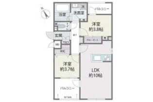 Fratres TAKESHITAEKIMAE【5階】の間取り