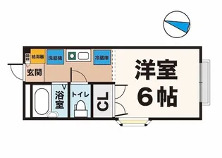 サンフレーズ東町2【2階】の間取り