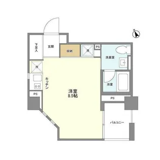 フルハウス代々木【6階】の間取り