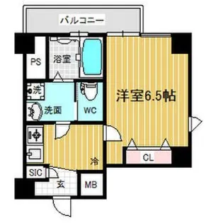 キューブコート【10階】の間取り