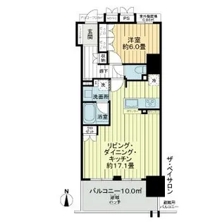 ワコーレ ザ・神戸旧居留地レジデンスタワー【8階】の間取り