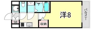 サムティ姫島LIBERLE【3階】の間取り