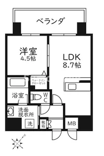 MODERN PALAZZO天神南Leaf【10階】の間取り
