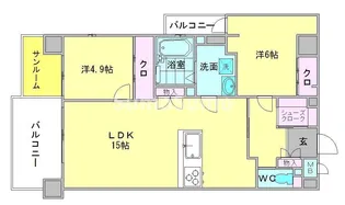 alivio76【2階】の間取り