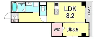 K’s Court西宮北口【3階】の間取り