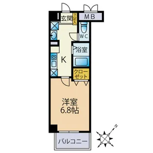セリテ板宿【1階】の間取り