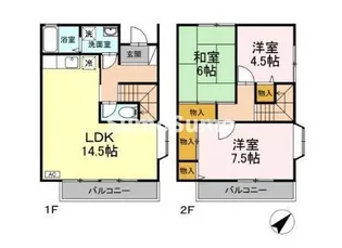 エクセル八雲の間取り