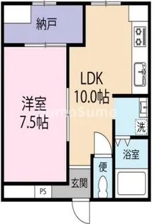 鶯橋マンション【3階】の間取り
